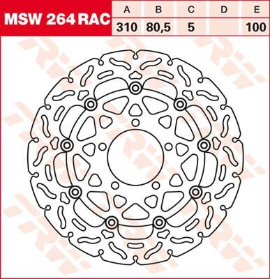 Rotor Trw Msw264rac