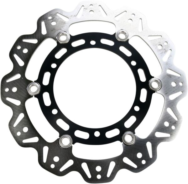 Brake Rtr Flt Vee Wave Blk Fr