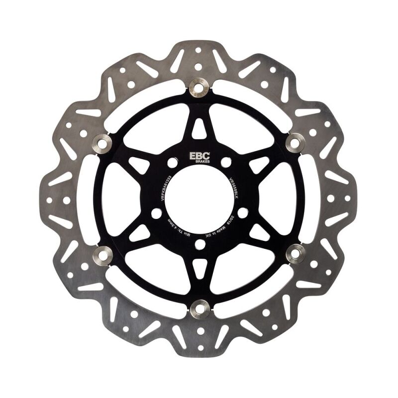 Brake Rtr Flt Vee Wave Blk Fr