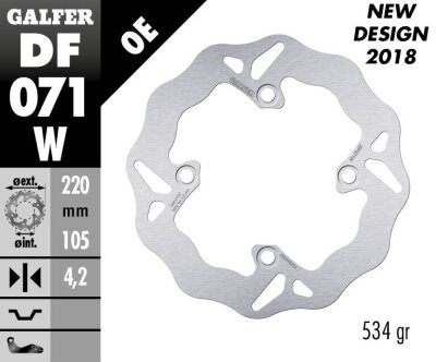 Brake Disc Fixed Wave
