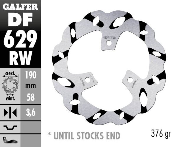 Brake Disc Fixed Wave Grooved