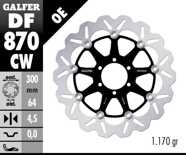 Brake Disc Float Wave