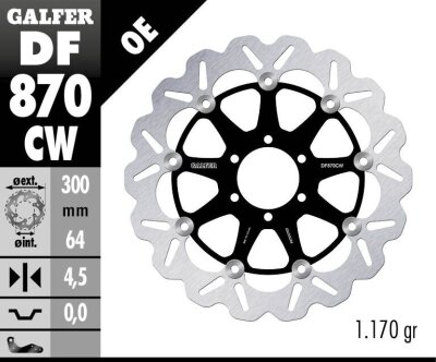 Brake Disc Float Wave