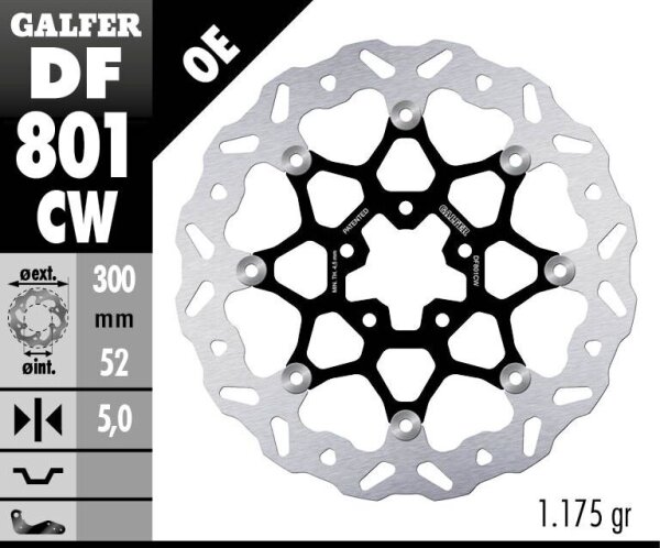 Brake Disc Float Wave
