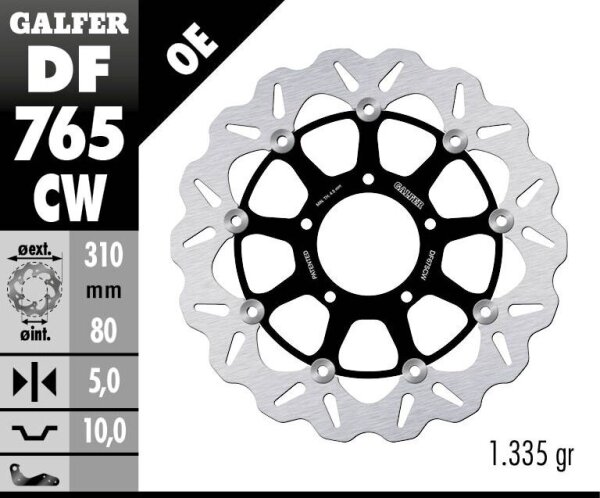 Brake Disc Float Wave