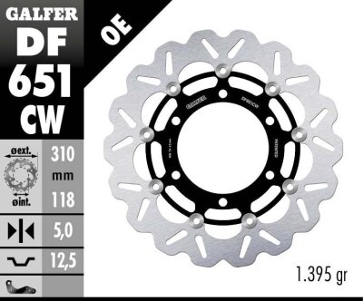 Brake Disc Float Wave