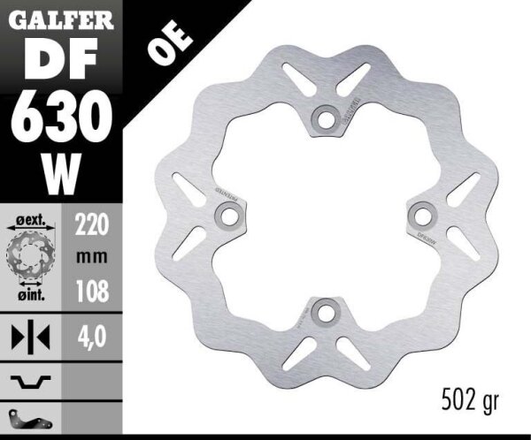 Brake Disc Fixed Wave