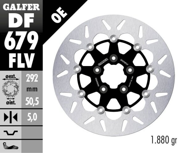 Brake Disc Float Round