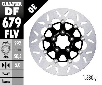 Brake Disc Float Round