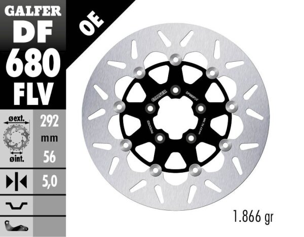 Brake Disc Float Round