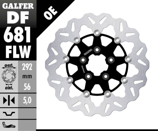 Brake Disc Float Wave