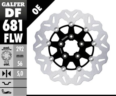 Brake Disc Float Wave