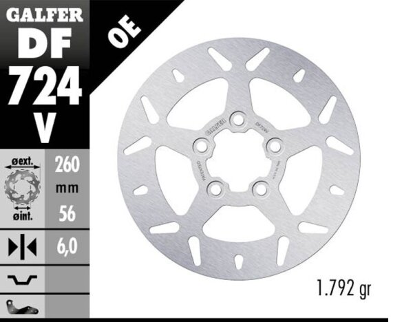 Brake Disc Fixed Round