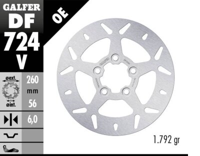 Brake Disc Fixed Round