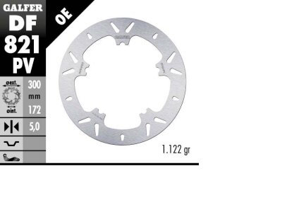 Brake Disc Fixed Round