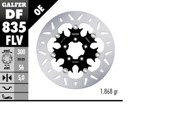 Brake Disc Float Round