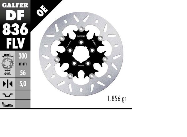 Brake Disc Float Round