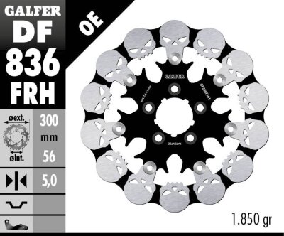 Brake Disc Float Skull