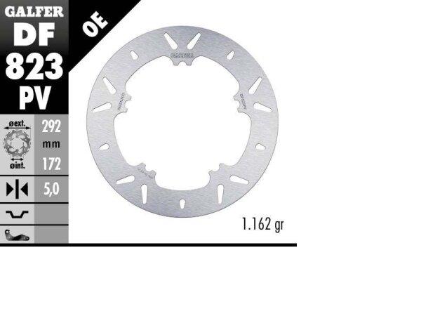 Brake Disc Fixed Round
