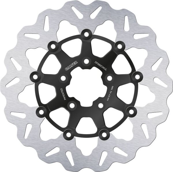Brake Disc Float Wave Black Br