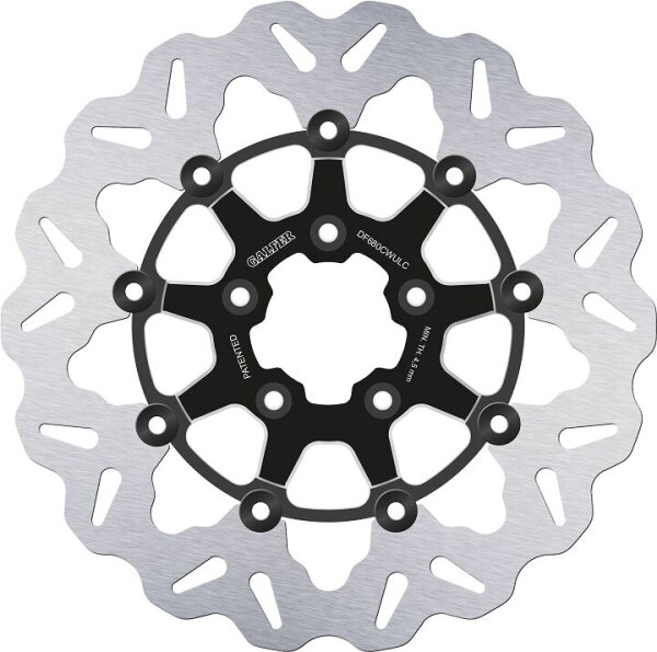 Brake Disc Float Wave Black Co