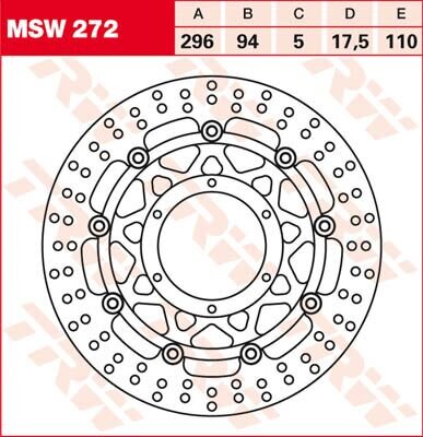 Brake Disc Fl Msw272