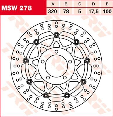 Brake Disc Fl Msw278