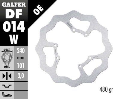 Brake Disc Fixed Wave