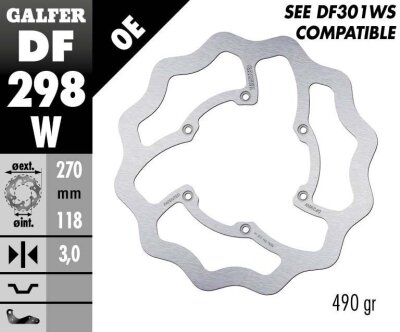 Brake Disc Fixed Wave
