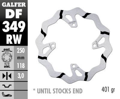 Brake Disc Fixed Wave Grooved