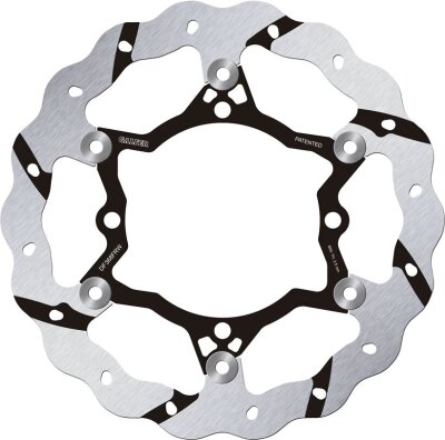 Brake Disc Float Wave Grooved