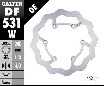 Brake Disc Fixed Wave