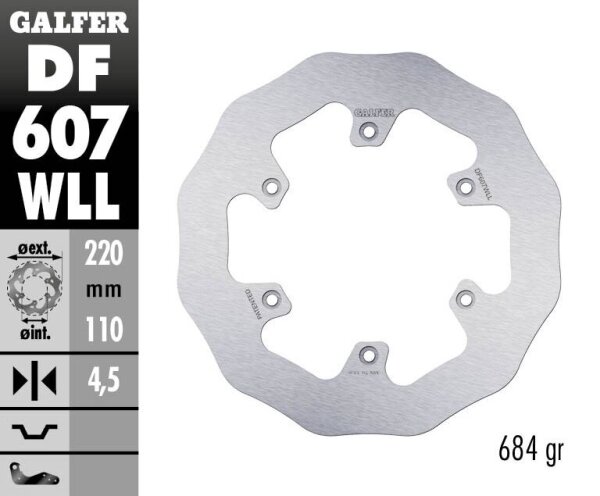 Brake Disc Fixed Wave Solid