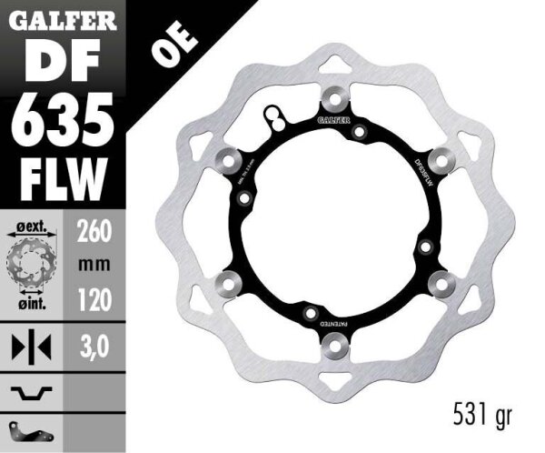 Brake Disc Float Wave