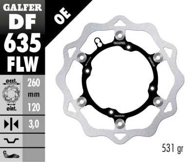 Brake Disc Float Wave