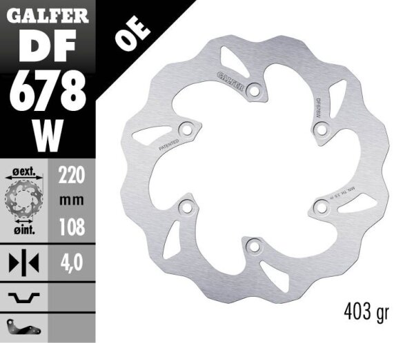 Brake Disc Fixed Wave