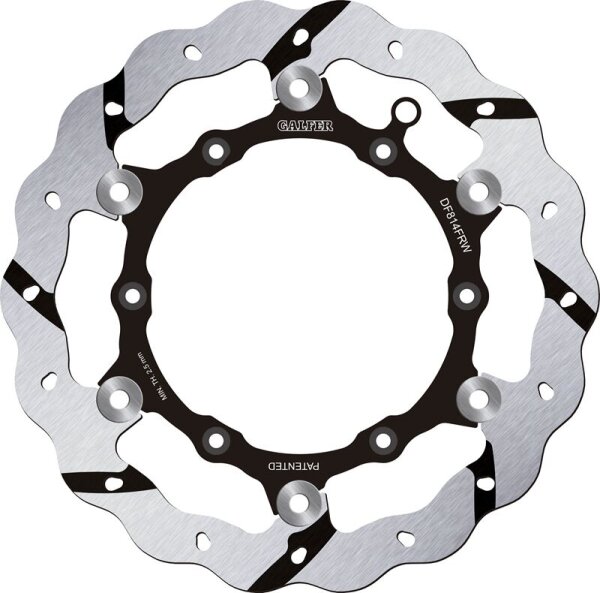Brake Disc Float Wave Grooved