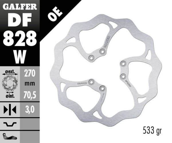 Brake Disc Fixed Wave