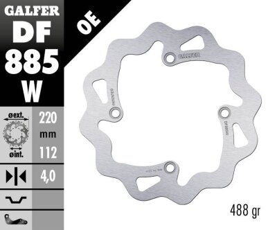Brake Disc Fixed Wave