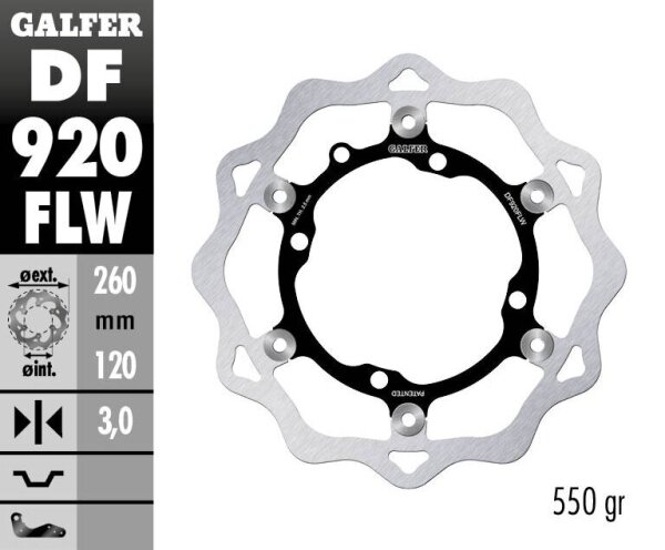 Brake Disc Float Wave