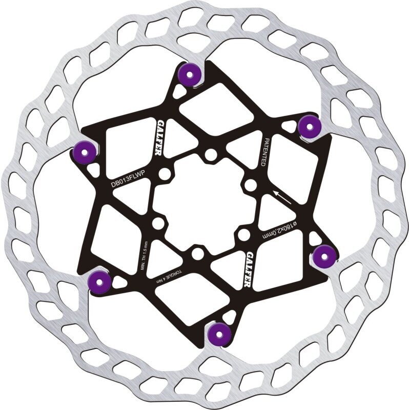 Disc Wave Float 180x2.0mm Purp