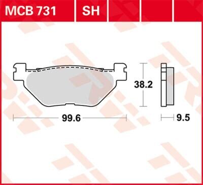 Brake Pad Trw Mcb731