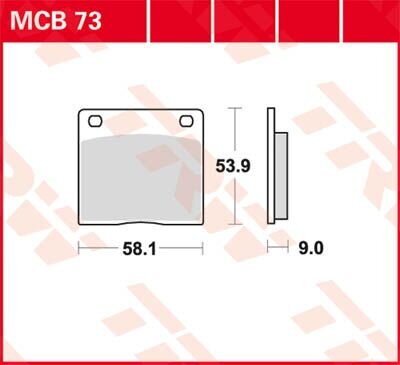 Brake Pad Trw Mcb73
