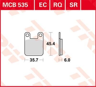 Brake Pad Organic Offroad