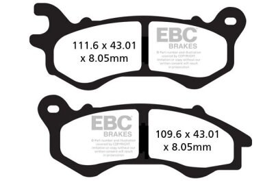Brake Pad Sfa Org Scooter