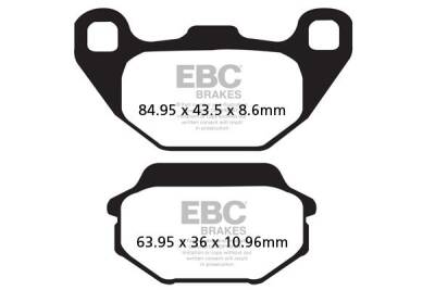 Brake Pad Carbon Scooter