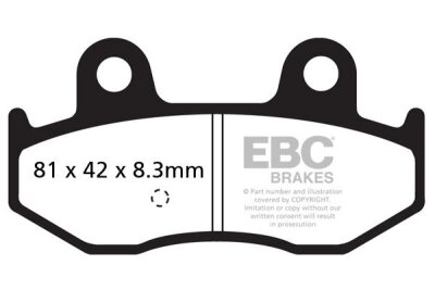 Brake Pad Carbon Scooter