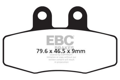 Brake Pad Fa Ser Organic