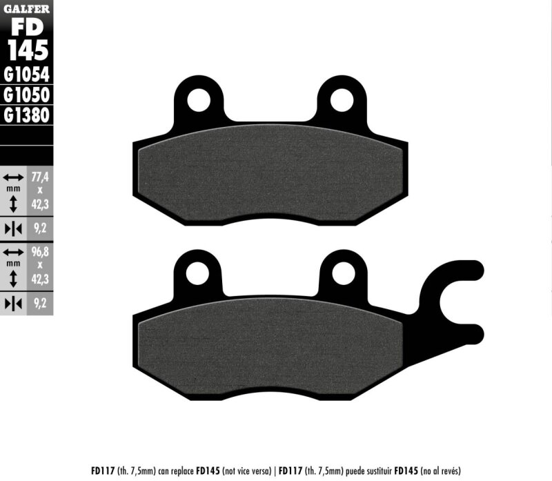 Brake Pad Semi Metal Scooter