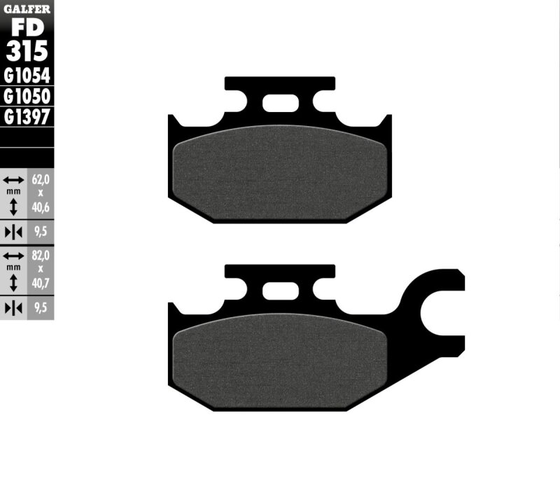 Brake Pad Semi Metal Scooter